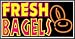 Fresh Bagels Lightbox Sign