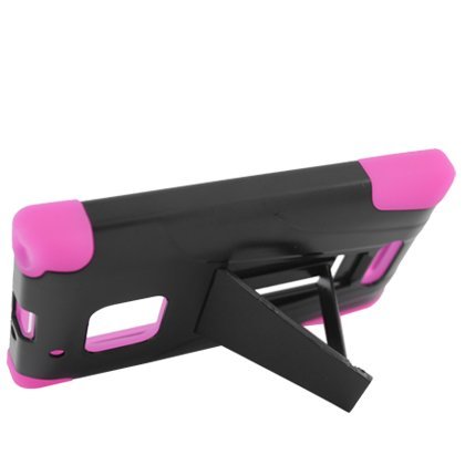 Aimo Wireless Skin Case for Nokia Lumia 928 - Retail Packaging - Hot Pink/Black