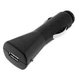 GTMax Black USB Car Charger for Sprint Samsung Intercept Moment 2 M910 CDMA Cellphone