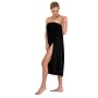 Canyon Rose Waffle Weave Spa Wrap, Black