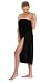 Canyon Rose Waffle Weave Spa Wrap, Black