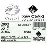 SWAROVSKI Flatback Rhinestones - 10 Gross - SS5 - 1.8mm - 1440 pieces