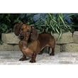 Dachshund Patio Scene Floor Mat- 27 width x 18 length