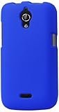 Reiko Rubberized Protector Cover for Huawei Vitria Y301-A2 - Retail Packaging - Navy