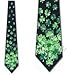 boxed-gifts Parquet Men's Falling Shamrock Neck Tie - St. Patrick's Day Collection
