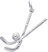 Jewelry : Field Hockey Charm by Rembrandt Charms