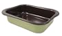 Chantal Wave 8.5 Quart Enamel-On-Steel Rectangular Roaster, Glossy Garden Green