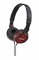 Sony MDRZX300R DJ Bügelkopfhörer bordeaux/rot