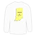 Long Sleeve T-shirt with indiana, map, united