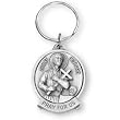Fine Pewter Saint Gerard Key Chain