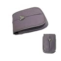 Ex-Pro &reg; Soft Digital Camera Corduroy Case Bag - VIOLET - Clam  shell rugged finish, soft inside for protection, including memory card  pouch, belt loop and shoulder strap. Measures Externally 8cm W x 2.5cm D  x 10.5cm L, Internal maximum camera dimensions - 6cm W x 2cm D x 9cm L  suitable for matching sized Fuji, Casio, Canon, Kodak, Olympus,  Panasonic, Samsung, Sony, Vivitar & more camera's