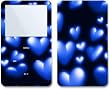 Blue Hearts Design Skin Decal Sticker for Apple iPod video 30GB/ 60GB/ 80GB Player