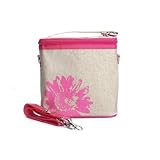 SoYoung Large Insulated Cooler Lunch Bag - Pink Daisy