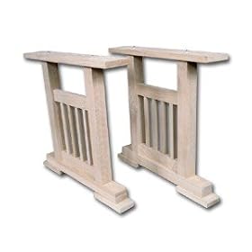 Mission Table Leg Supports 