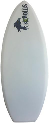 kKrows Skimboard, White, 4.6-Feet