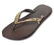 Limited Edition Havaianas Metal Mesh Flip Flops in Gold & Brown or Silver & Black, Womens