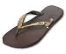 Limited Edition Havaianas Metal Mesh Flip Flops in Gold & Brown or Silver & Black, Womens