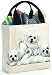 Bichon Frise Puppy Dog Canvas Tote Bag Purse by Leslie Anderson Puppies