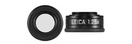 Leica Viewfinder Magnifier M 1.25x - Eyepiece magnifier - black - anodized aluminum
