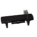 Iceland Off Desk Shelf, Black (DRB618) Category: Monitor Stands