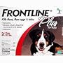 Merial Frontline Plus Flea and Tick Control for 89-to-132-Pound Dogs and Puppies, 3 Doses