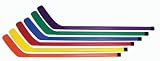 36 Colored Hockey Sticks (Set of 6 - 1 each color)
