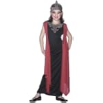 Child Medieval Queen Costume - Size Medium for age range 6 - 8 years