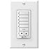 Somfy Decoflex Wirefree RTS Wall Switch, 5 Channel, White (1810813)