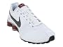 Nike Men's NIKE SHOX DELIVER RUNNING SHOES 11 (WHITE/BLACK/MET SILVER-RED)