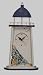 Seashell Theme Wooden Lighthouse Wall Decor Clock