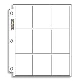 Eigenschaften Ultra Pro 209D / Ultra Pro 209D - Seiten für 9 Karten Platinum (100 Seiten)