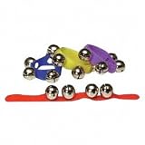 Colored Velcro Wrist and Ankle Bells 12 Pack