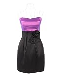 Wedding & Events Strapless With Flower Elegant Cocktail Evening Dresses Prom Party Gowns Formal Dress