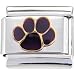 Purple Paw Italian Charm
