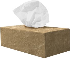 Tissue Box Sox - Sandstone - Standard