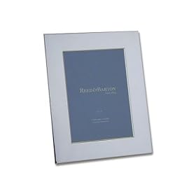 Reed and Barton Wide Border 5-by-7-Inch Sterling Silver Picture Frame by Reed & Barton