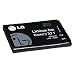 LG CU720/ Shine 900mAh Lithium Battery