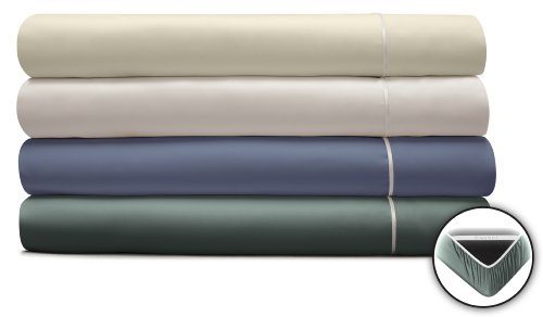 DreamFit 2Â° 260TC Combed Cotton Queen Size Sheet Set - Windrift Blue