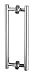 KOHLER K-705767-SHP Purist 14-Inch Pivot Handle, Bright Polished Silver