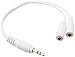 SeCro™ Single 3.5mm Male to Dual 3.5mm Female Y Splitter Audio Auxillary Cable for Headphone and Speakers RS.115.00