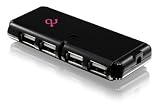 Aluratek 4-Port USB 2.0 Hub - 4 x 4-pin USB 2.0 - USB, 1 x 4-pin Type A USB 2.0 - USB - External