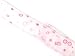Sheer Pink Polka Dot Wired Craft, Wedding & Holiday Ribbon 1.5" x 60" Yards