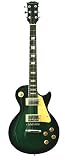 39 Stedman Pro Greenburst Les Paul Style Electric Guitar + Gig Bag