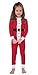 PajamaGram Santa Suit Christmas Matching Family Pajama Set
