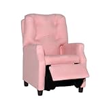 Harmony Kids Deluxe Recliner, Pink Micro