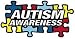 Autism Awareness Puzzle Car Magnet 8" X 4" Autism Awareness Puzzle Piece Car Magnet