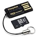 Kingston 4 GB Class 4 microSDHC Flash Memory Card with USB Reader MRG2+SDC4/4GB