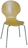 Kitchen: Medium picture for Set of 4 Wood Stackable Chairs   Natural FREE SHIPPING!