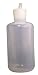 Vestil BTL-RF-8 Low Density Polyethylene (LDPE) Round Squeeze Dispensing Bottle with Natural Flip-Top Cap, 2-1/4