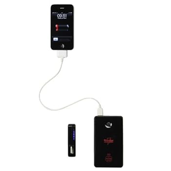Snugg - Batterie-chargeur portable ultra-rapide (charge électrique : 2 Ah) - Compatible avec les appareils suivants : iPhone, iPod, Blackberry Playbook et tout appareil électronique qui se charge à partir d'un port USB Snugg - Batterie-chargeur portable ultra-rapide (charge électrique : 2 Ah) - Compatible avec les appareils suivants : iPhone, iPod, Blackberry Playbook et tout appareil électronique qui se charge à partir d'un port USB